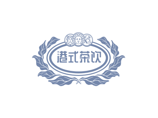 港式微信公众号茶饮饮品图标标志橄榄枝logo设计