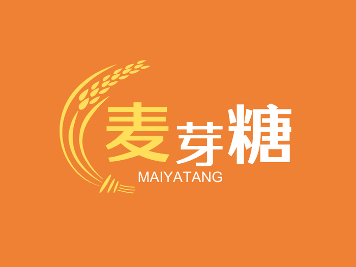 卡通麦子图案图标标志logo设计