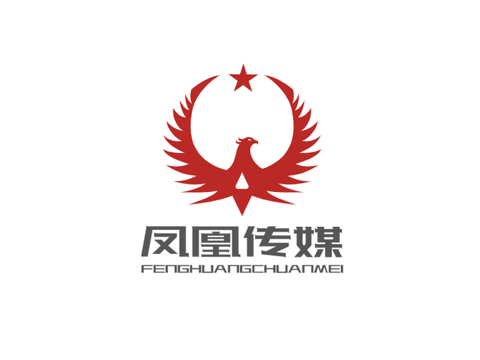 简约高级凤凰logo设计