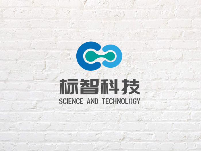 灰色简约商务科技公司logo设计