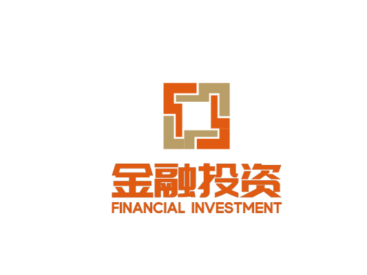 橘色金融经济logo设计