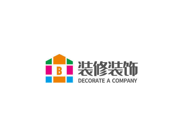 简约装修建筑logo设计