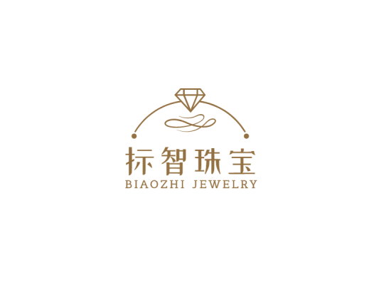 简约高级珠宝首饰logo设计