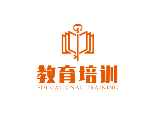 简约教育培训创意书本logo设计