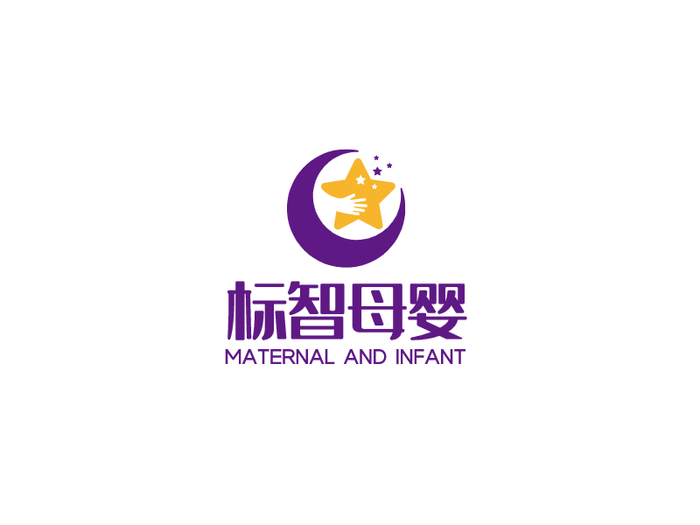 简约母婴logo设计