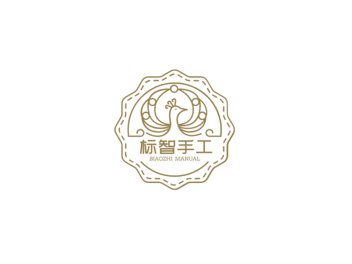 简约文艺徽章logo设计