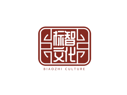 文艺中式文化徽章logo设计