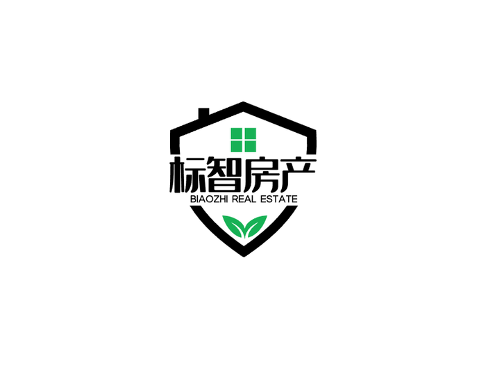 简约房产徽章logo设计