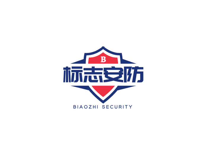 简约安防盾牌logo设计