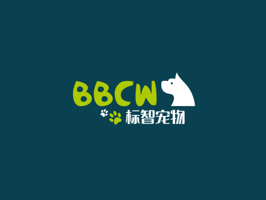 卡通动物宠物logo设计