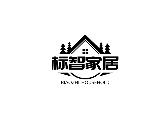 简约建筑家居logo设计