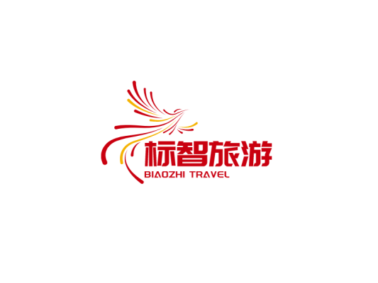 创意凤凰线条旅游logo设计
