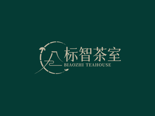 新中式文艺茶室民宿logo设计