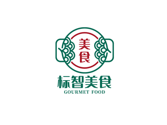 文艺传统中式美食餐饮logo设计