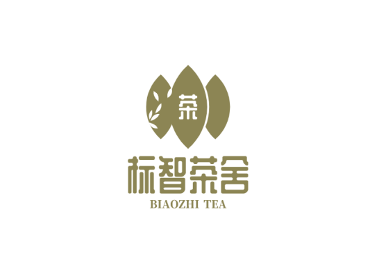 简约文艺茶logo设计