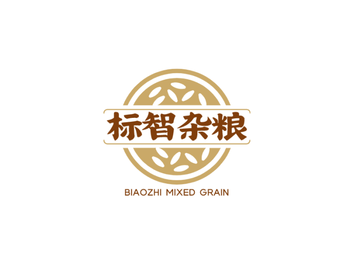 中式创意徽章餐厅logo设计